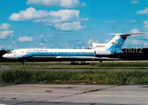 AK / Ansichtskarte Flugzeuge_Zivil Kolavia TU 154M RA 85784 c n 968 Flugzeuge Zivil