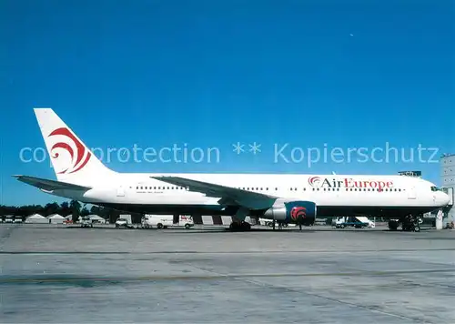 AK / Ansichtskarte Flugzeuge_Zivil Air Europe Boeing B 767 300 ER I AEIY  Flugzeuge Zivil