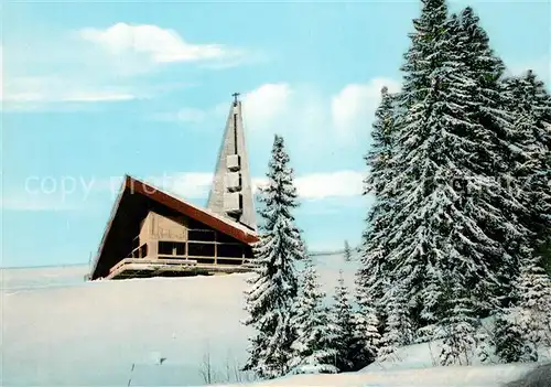 AK / Ansichtskarte Feldberg_Schwarzwald Kath Kirche Feldberg Schwarzwald