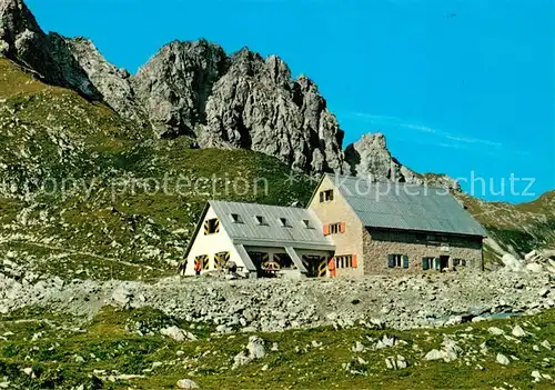 AK / Ansichtskarte Mindelheimerhuette Alpengasthof Birgsau Mindelheimerhuette
