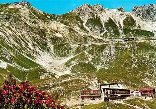 AK / Ansichtskarte Nebelhorn mit Nebelhorn Bergstation Nebelhorn