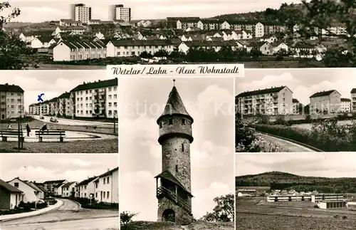 AK / Ansichtskarte Wetzlar Panorama Neue Wohnstadt Siedlung Hochhaeuser Turm Wetzlar