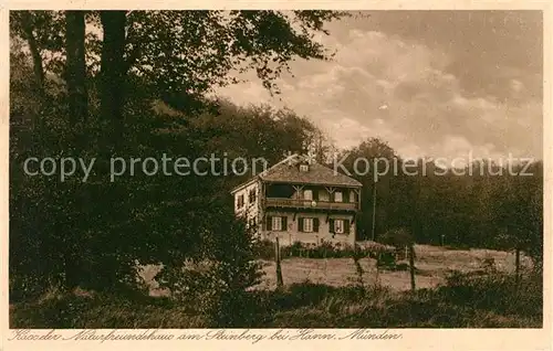 AK / Ansichtskarte Hann._Muenden Kasseler Naturfreundehaus am Steinberg Hann. Muenden