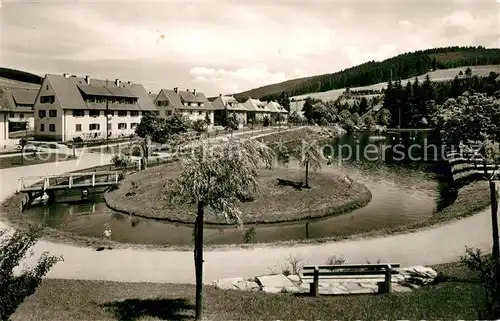 AK / Ansichtskarte Neustadt_Schwarzwald Siedlung mit Anlagen Kneipp Kurort Neustadt_Schwarzwald