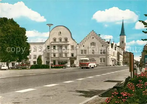 AK / Ansichtskarte Osterhofen_Niederbayern Stadtplatz Osterhofen_Niederbayern