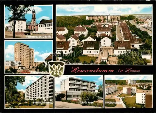 AK / Ansichtskarte Heusenstamm Torbau St. Caecilia Schlosshotel Frankfurter Weg Heusenstamm