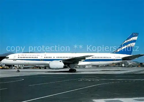 AK / Ansichtskarte Flugzeuge_Zivil TCS Expedition B 757 2Y0 ER G OOOU c n 25240 Flugzeuge Zivil