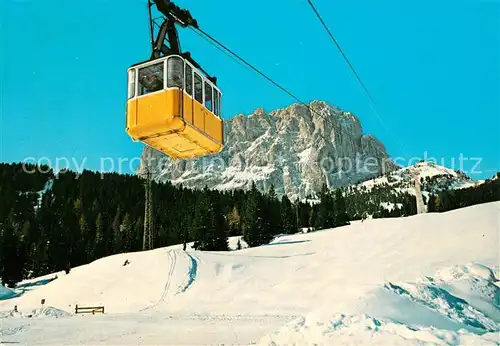 AK / Ansichtskarte Seilbahn Funivia Piz Sella Dolomiti Val Gardena Plan de Gralba  Seilbahn