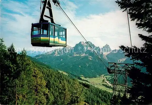 AK / Ansichtskarte Seilbahn Helmbahn Hasenkopfl Sexten  Seilbahn