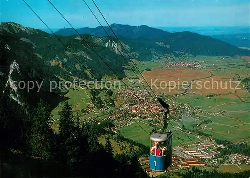 AK / Ansichtskarte Seilbahn Laber Bergbahn Oberammergau  Seilbahn