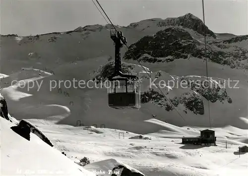 AK / Ansichtskarte Seilbahn Silvretta Id Alpe  Seilbahn