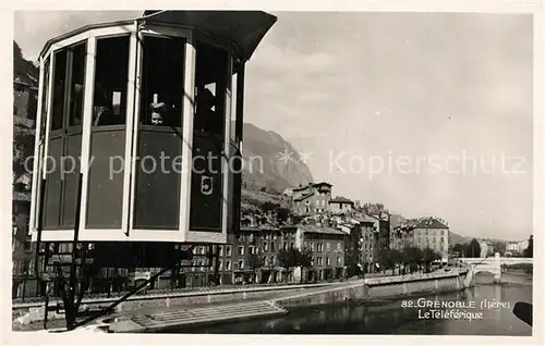 AK / Ansichtskarte Grenoble Le Teleferique Grenoble