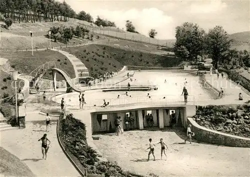 AK / Ansichtskarte Bad_Kissingen Schwimmbad Anlagen Bad_Kissingen