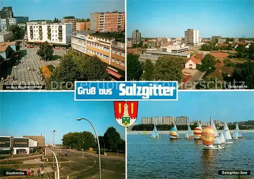 AK / Ansichtskarte Salzgitter Blumentriften Stadtmitte Salzgitter See Salzgitter