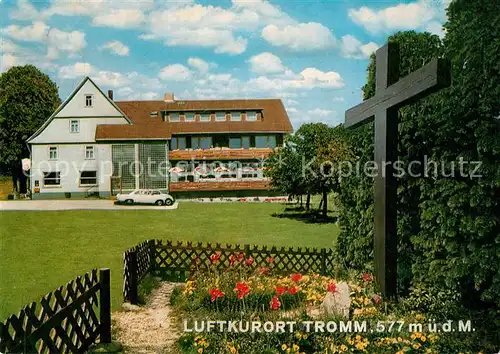 AK / Ansichtskarte Tromm_Odenwald Gasthaus Zur schoenen Aussicht Pension Tromm Odenwald