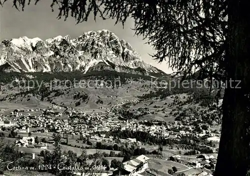 AK / Ansichtskarte Cortina_Cristallo Panorama Cortina_Cristallo