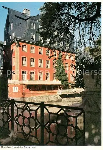 AK / Ansichtskarte Monschau Rotes Haus Monschau