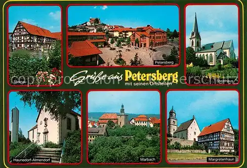 AK / Ansichtskarte Petersberg_Hessen Steinau Steinhaus Haunedorf Marbach Margretenhaun Petersberg Hessen