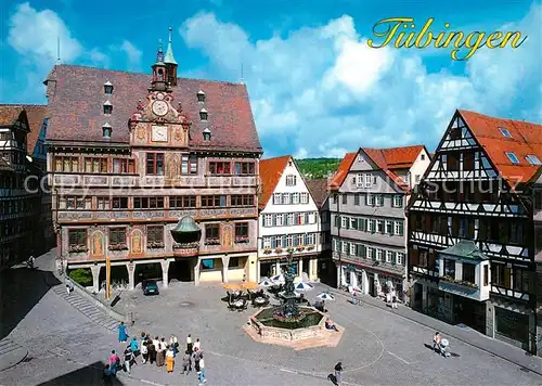 AK / Ansichtskarte Tuebingen Markt Rathaus Tuebingen