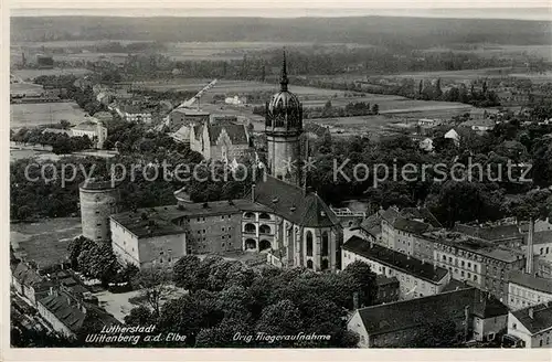 AK / Ansichtskarte Wittenberg_Lutherstadt Fliegeraufnahme Lutherstadt Wittenberg_Lutherstadt