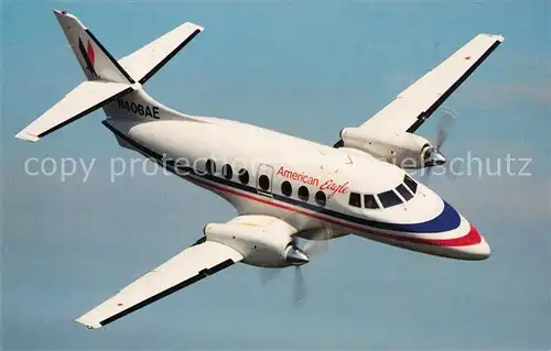 AK / Ansichtskarte Flugzeuge_Zivil American Eagle BAe Jetstream 31 N406AE  Flugzeuge Zivil