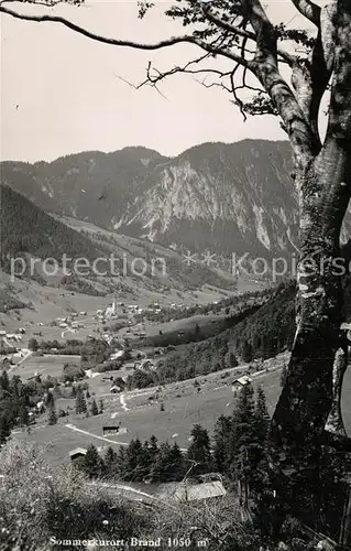 AK / Ansichtskarte Brand_Bludenz Panorama Sommerkurort Alpen Brand Bludenz