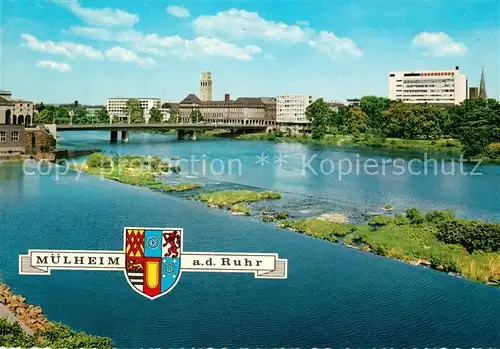 AK / Ansichtskarte Muelheim_Ruhr Stadtpanorama Muelheim Ruhr