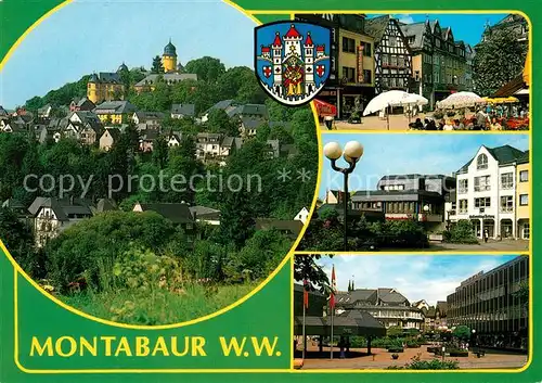 AK / Ansichtskarte Montabaur_Westerwald Schloss Marktplatz  Montabaur_Westerwald