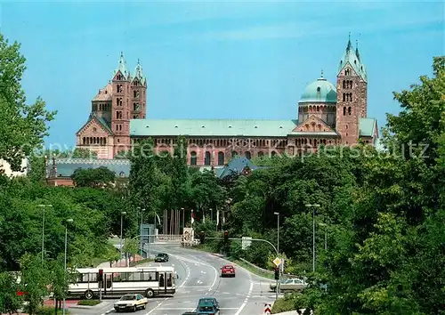 AK / Ansichtskarte Speyer_Rhein Kaiserdom mit Zwerggalerie Speyer Rhein