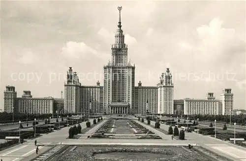 AK / Ansichtskarte Moscow_Moskva State Lomonosov University  Moscow Moskva