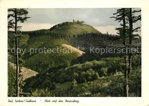 Bad_Sachsa_Harz Blick auf den Rauensberg Bad_Sachsa_Harz