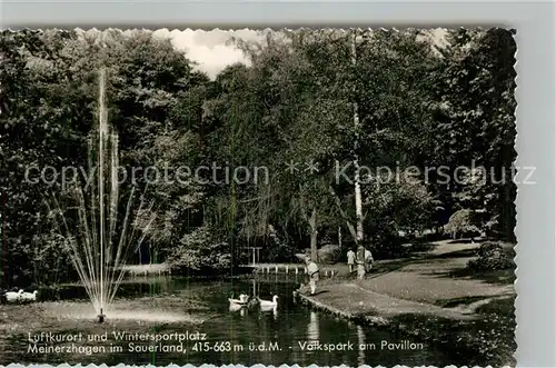 Meinerzhagen Volkspark am Pavillon Meinerzhagen