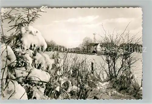 Meinerzhagen Gasthaus Pension Am Schnueffel im Winter Meinerzhagen