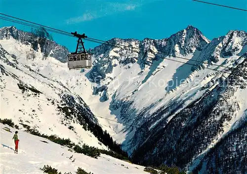 AK / Ansichtskarte Seilbahn Ankogel Mallnitz Kaernten Hochalmspitze Saeuleck  Seilbahn