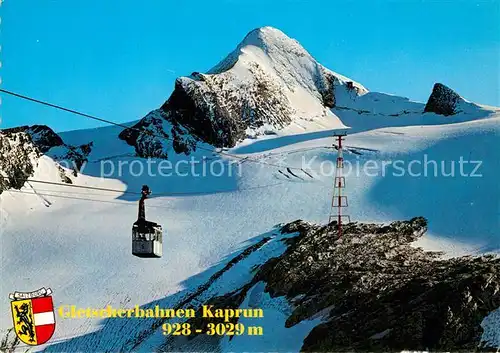 AK / Ansichtskarte Seilbahn Gletscherbahnen Kaprun Kitzsteinhorn  Seilbahn