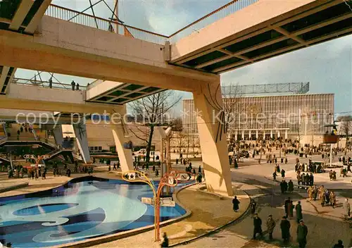 AK / Ansichtskarte Exposition_Universelle_Bruxelles_1958 Rond Point des Nations Exposition_Universelle