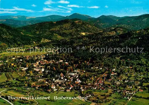 AK / Ansichtskarte Badenweiler Fliegeraufnahme Badenweiler