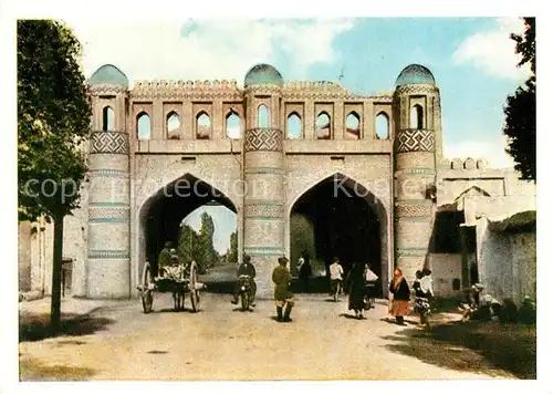 AK / Ansichtskarte Khiva Gate Kosh Darvaz City wall Khiva