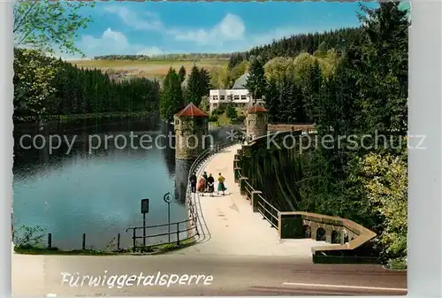 AK / Ansichtskarte Fuerwiggetalsperre Staumauer Fuerwiggetalsperre