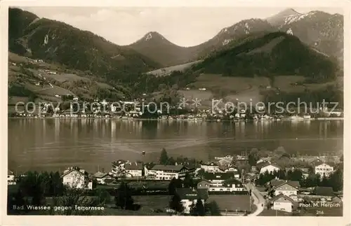 AK / Ansichtskarte Bad_Wiessee Panorama Tegernsee Bad_Wiessee