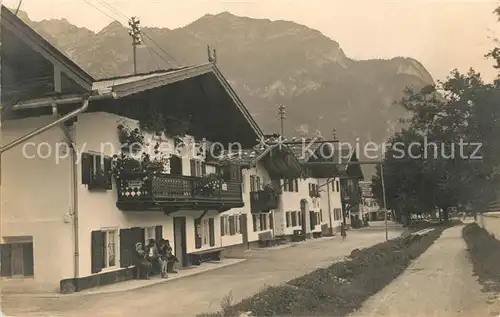 AK / Ansichtskarte Mittenwald_Bayern Stadtansicht Mittenwald Bayern