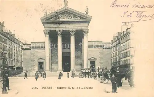 AK / Ansichtskarte Paris Eglise N. D. de Lorette Paris