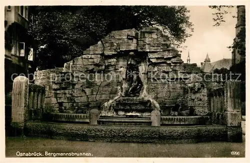 AK / Ansichtskarte Osnabrueck Bergmannsbrunnen Osnabrueck