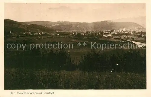 AK / Ansichtskarte Bad_Sooden Allendorf Panorama Bad_Sooden Allendorf