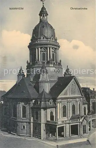 AK / Ansichtskarte Mannheim Christuskirche Mannheim