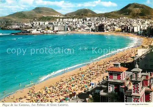 AK / Ansichtskarte Las_Canteras Panorama Playa Strand Las_Canteras