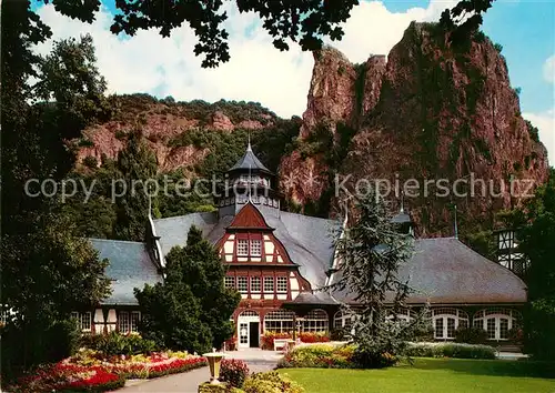 AK / Ansichtskarte Bad_Muenster_Stein_Ebernburg Kurhaus Felsen Bad_Muenster