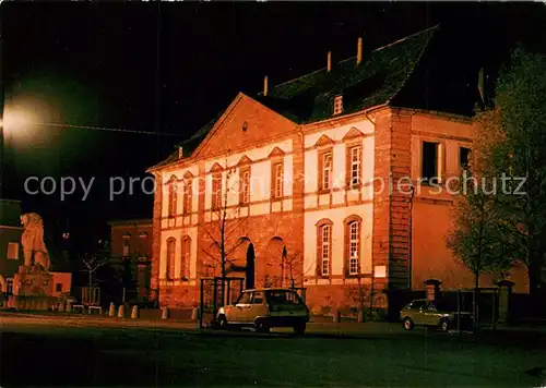 AK / Ansichtskarte Landau_Pfalz Deutsches Tor Denkmal Nachtaufnahme Landau Pfalz