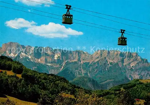 AK / Ansichtskarte Seilbahn Salzberg Duerrnberg Hallein Untersberg Seilbahn