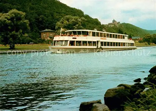 AK / Ansichtskarte Motorschiffe Salonschiff Franconia Burg Rothenfels  Motorschiffe